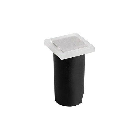 Embutido de Solo Led Nordecor Quadrado Pazo 6153 1w Bivolt Preto - Branco 3000k Luz Amarela 3000k
