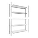 Ver imagem 3 de Estante Inox 5 Planos Organizadora Moderna Multiuso