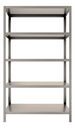 Ver imagem 1 de Estante Inox 5 Planos Organizadora Moderna Multiuso