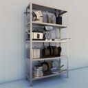 Ver imagem 4 de Estante Inox 5 Planos Organizadora Moderna Multiuso