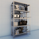 Ver imagem 4 de Estante Inox 5 Planos Organizadora Moderna Multiuso