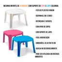 Ver imagem 2 de Conjunto de Mesa e 2 Cadeiras Infantil Americana Colorida