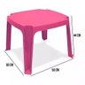 Conjunto de Mesa e 2 Cadeiras Infantil Americana Colorida - 3