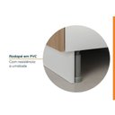 Ver imagem 7 de Conjunto Lavanderia Modulada 3 Peças sem Tampo com Rodapé Ipanema CabeCasa MadeiraOriginals Madeiramadeira Marrom/Acácia