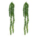 Ver imagem 1 de 2 Pendentes de Suculenta Artificial Jardim Vertical Verde