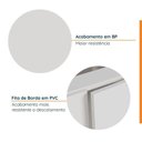 Ver imagem 5 de Conjunto Lavanderia Planejado 3 Peças sem Tampo sem Rodapé Ipanema CabeCasa MadeiraOriginals Branco