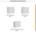 Ver imagem 4 de Lavanderia Modulada 3 Peças sem Tampo sem Rodapé Ipanema CabeCasa MadeiraOriginals