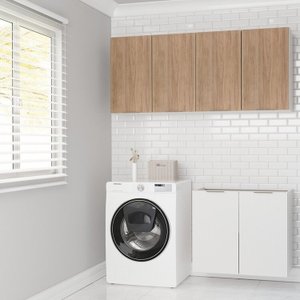 Lavanderia Modulada 3 Peças sem Tampo sem Rodapé Ipanema Cabecasa Madeiramadeira
