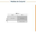 Ver imagem 3 de Conjunto Lavanderia Planejado 3 Peças sem Tampo sem Rodapé Ipanema CabeCasa MadeiraOriginals Marrom/Branco/Acácia