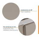 Ver imagem 5 de Conjunto Lavanderia Planejado 3 Peças sem Tampo sem Rodapé Ipanema CabeCasa MadeiraOriginals Marrom/Fendi Trama
