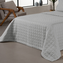 Ver imagem 6 de Kit Cobre Leito Casal Queen Matelado Dupla Face Soft 3 Pçs Cinza
