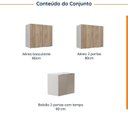 Ver imagem 4 de Lavanderia Modulada 3 Peças sem Tampo sem Rodapé Ipanema CabeCasa MadeiraOriginals