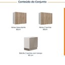 Ver imagem 4 de Lavanderia Modulada 3 Peças sem Tampo com Rodapé Ipanema CabeCasa MadeiraOriginals
