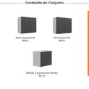 Ver imagem 4 de Lavanderia Modulada 3 Peças sem Tampo sem Rodapé Ipanema CabeCasa MadeiraOriginals