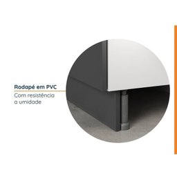 Lavanderia Modulada 3 Peças sem Tampo com Rodapé Ipanema Cabecasa Madeiramadeira - 7