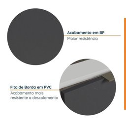 Lavanderia Modulada 3 Peças sem Tampo com Rodapé Ipanema Cabecasa Madeiramadeira - 6
