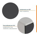 Ver imagem 5 de Lavanderia Modulada 3 Peças 2 Armários Aéreos 1 Balcão 2 Portas Ipanema CabeCasa MadeiraOriginals
