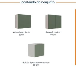 Lavanderia Modulada 3 Peças sem Tampo sem Rodapé Ipanema Cabecasa Madeiramadeira - 4
