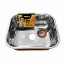 Ver imagem 4 de Cuba Pia Inox 304 Cozinha N 0 40x34x17 As Extra Funda