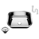 Ver imagem 1 de Cuba Pia Inox 304 Cozinha N 0 40x34x17 As Extra Funda