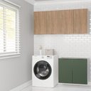 Ver imagem 1 de Lavanderia Modulada 3 Peças sem Tampo sem Rodapé Ipanema CabeCasa MadeiraOriginals