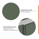Ver imagem 6 de Conjunto Lavanderia Modulada 3 Peças sem Tampo com Rodapé Ipanema CabeCasa MadeiraOriginals Madeiramadeira Verde/Folha/Acácia