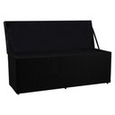 Ver imagem 4 de Calçadeira Recamier Baú Casal 1,40m Madrid Suede - Pallazio - Preto