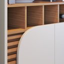 Ver mais imagens de Conjunto Cristaleira 2 Portas de Vidro Jurerê e Buffet para Sala de Jantar 3 Portas Jurerê