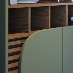Conjunto Cristaleira 2 Portas de Vidro Jurerê e Buffet para Sala de Jantar 3 Portas Jurerê - 8