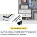 Ver mais imagens de Guarda Roupa Casal 6 Portas 4 Gavetas Munique 180cm Espresso Móveis