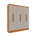 Ver imagem 4 de Guarda Roupa Casal 6 Portas 4 Gavetas Munique 180cm Espresso Móveis