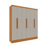 Guarda Roupa Casal 6 Portas 4 Gavetas Munique 180cm Espresso Móveis - 4