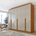 Ver imagem 1 de Guarda Roupa Casal 6 Portas 4 Gavetas 270cm Londres Espresso Móveis