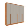 Guarda Roupa Casal 6 Portas 4 Gavetas 270cm Londres Espresso Móveis - 2