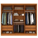 Ver imagem 4 de Guarda Roupa Casal 6 Portas 4 Gavetas 270cm Londres Espresso Móveis
