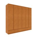 Ver imagem 2 de Guarda Roupa Casal 6 Portas 9 Gavetas 270cm Toquio Yescasa Bege/Cinamomo