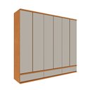 Ver imagem 1 de Guarda Roupa Casal 6 Portas 9 Gavetas 270cm Toquio Yescasa