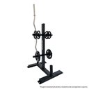 Ver imagem 5 de Suporte para Anilhas e Barras Athletic Advanced 240kg 2 Barras Organizador Semiprofissional