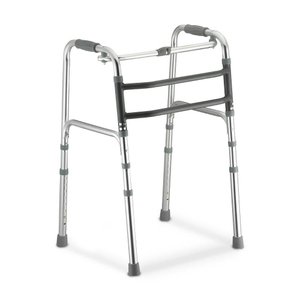 Andador Dellamed de Alumínio 3 em 1 Fixo Móvel e Articulado Cinza D10