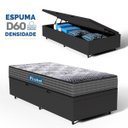 Ver imagem 1 de Cama Box Baú com Colchão de Espuma D60 Double Face Guarda Costas Comfort Force Probel Solteiro