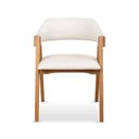 Ver mais imagens de Kit 6 Cadeiras de Jantar Estofadas em Madeira Maciça e Corino Dalia