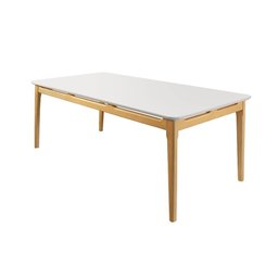 Conjunto de Mesa Merlin 1,80m e 6 Cadeiras Galé - Madeira Tauari Tampo em Laca - Távoli Decor - 3