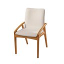 Ver imagem 6 de Conjunto de Mesa e 6 Cadeiras Luxo Madeira Tauari Tampo 100% Mdf em Laca Alta Qualidade Távoli Decor