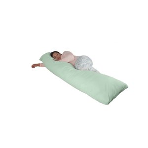 Fronha Para Travesseiro Xuxão De Corpo 200x48cm C/ziper - Verde claro