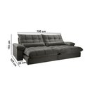 Ver imagem 5 de Sofá Liz 02 Módulos de 90cm Br 25cm Meu Sofá Online
