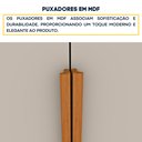 Ver imagem 6 de Guarda Roupa Casal 100% MDF 6 Portas 4 Gavetas 218cm Milano Espresso Móveis