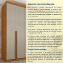 Ver mais imagens de Guarda Roupa Casal 100% MDF 6 Portas 4 Gavetas 218cm Milano Espresso Móveis