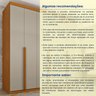 Guarda Roupa Casal 100% MDF 6 Portas 4 Gavetas 218cm Milano Espresso Móveis - 8