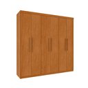 Ver imagem 2 de Guarda Roupa Casal 6 Portas 4 Gavetas 219cm Lima Yescasa Bege/Cinamomo