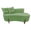 Ver imagem 1 de Namoradeira Sofá Feijão Luna Orgânica Bouclé Verde